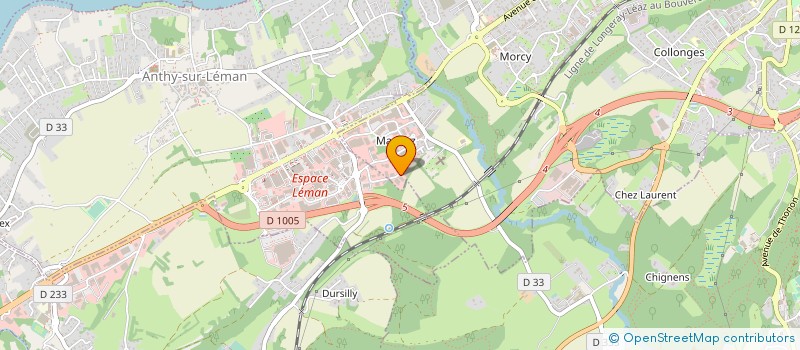 localisation de l'entreprise MEYRIER SAS à THONON-LES-BAINS