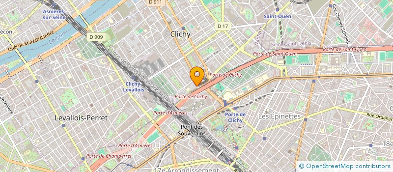 localisation de l'entreprise MEYRON à CLICHY