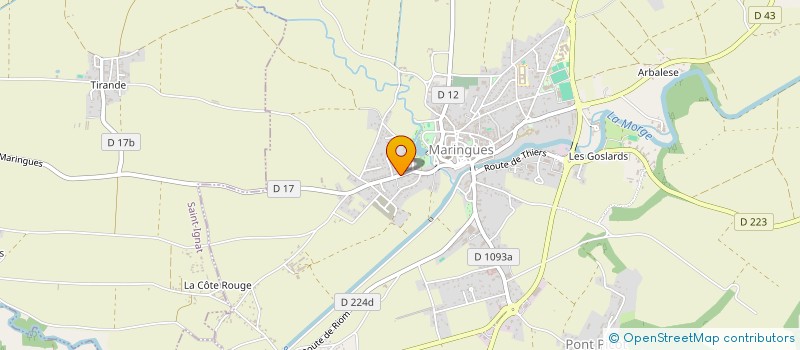 localisation de l'entreprise MEYRONNE INVEST  MARINGUES