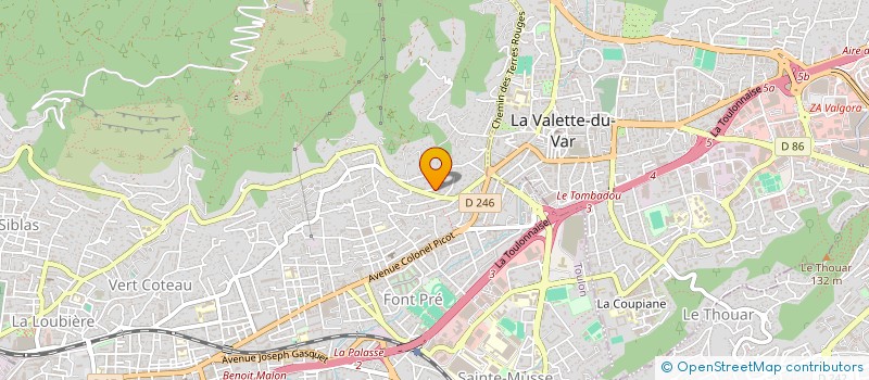 localisation de l'entreprise MEYRUEIS-SOHIER  TOULON