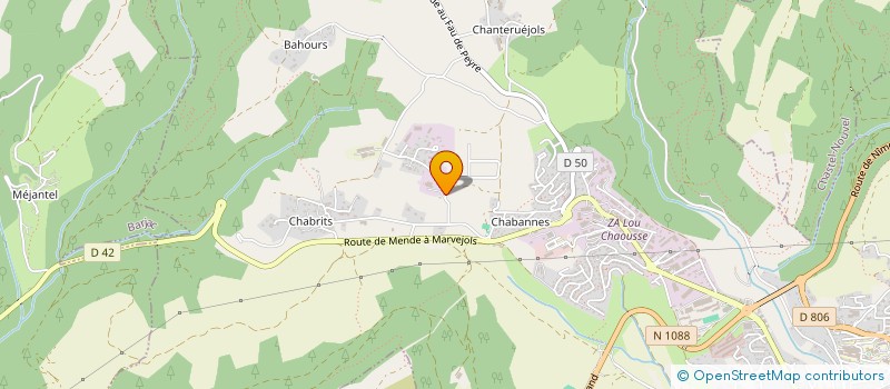 localisation de l'entreprise MEYRUEIX ET FILS à MENDE