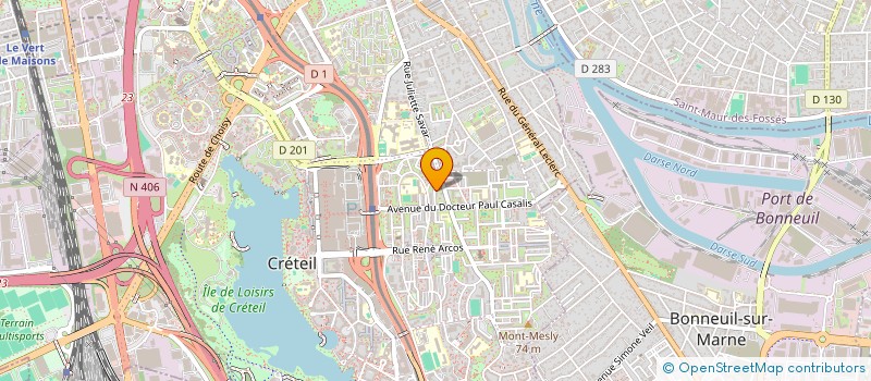 localisation de l'entreprise MEYS  CRETEIL