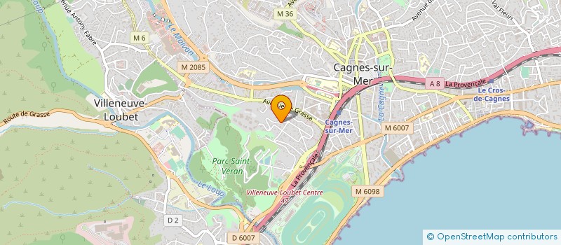 localisation de l'entreprise MEYSINE CONSULTING à CAGNES-SUR-MER