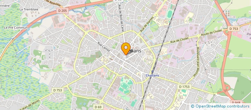 localisation de l'entreprise MEYSSA FOOD à CHALLANS
