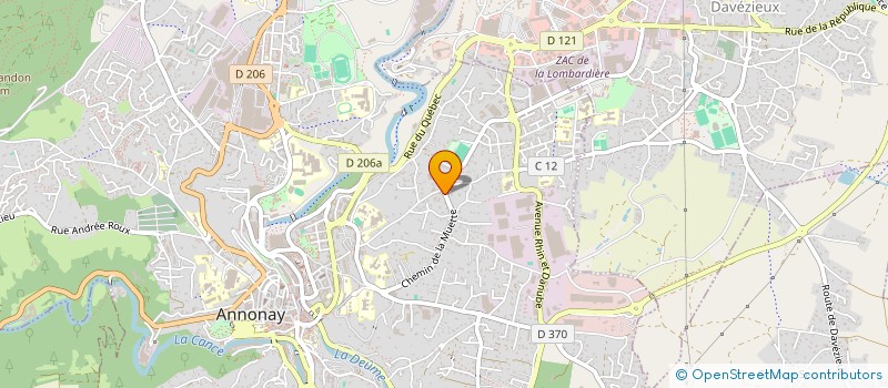 localisation de l'entreprise MEYSSAT GESTION SAS à ANNONAY