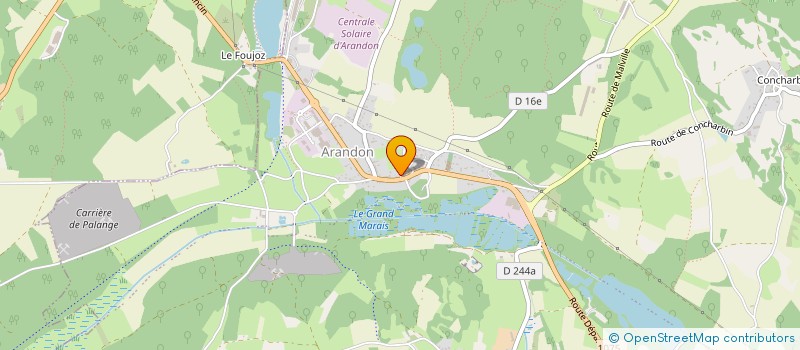 localisation de l'entreprise MEYSSIN PERE ET FILS  ARANDON-PASSINS