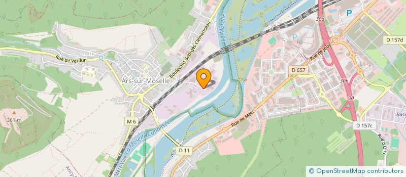 localisation de l'entreprise MEYTHOLSER à ARS-SUR-MOSELLE