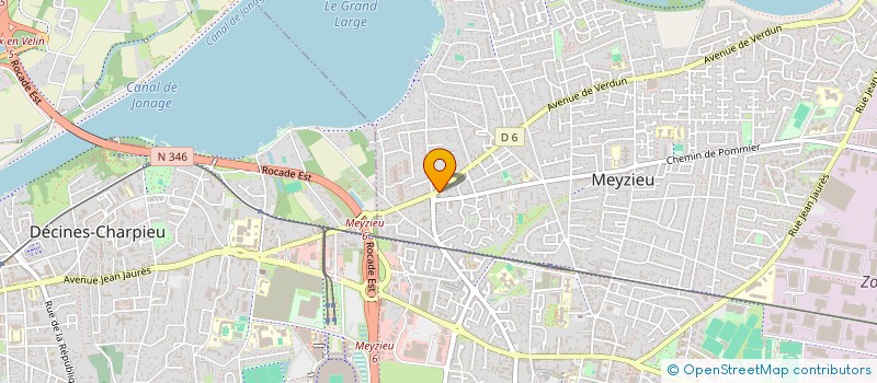 localisation de l'entreprise MEYZIEU MEUBLES à MEYZIEU