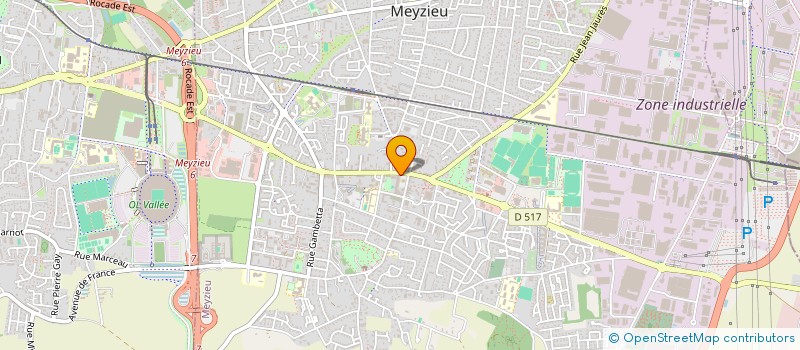 localisation de l'entreprise MEYZIEUDIS à MEYZIEU