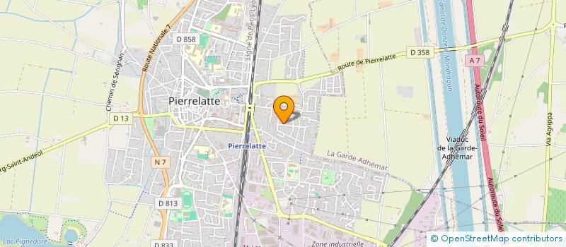 localisation de l'entreprise MEZ à PIERRELATTE