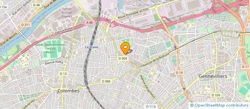 localisation de l'entreprise MEZ'AFRIKA  COLOMBES