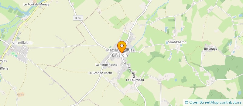 localisation de l'entreprise MEZ'EN VIE  MEZIERES-SOUS-LAVARDIN