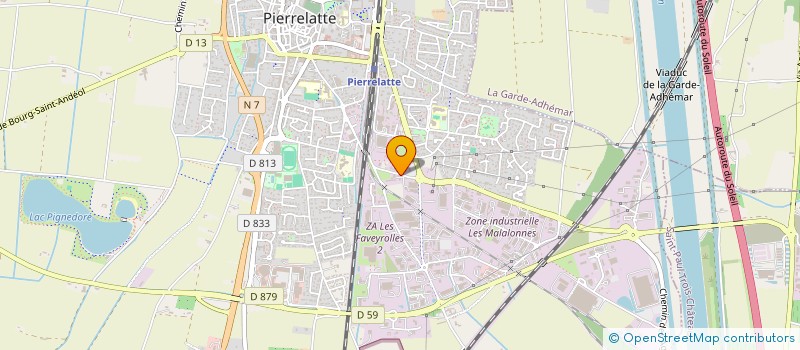 localisation de l'entreprise MEZ ETANCHEITE à PIERRELATTE
