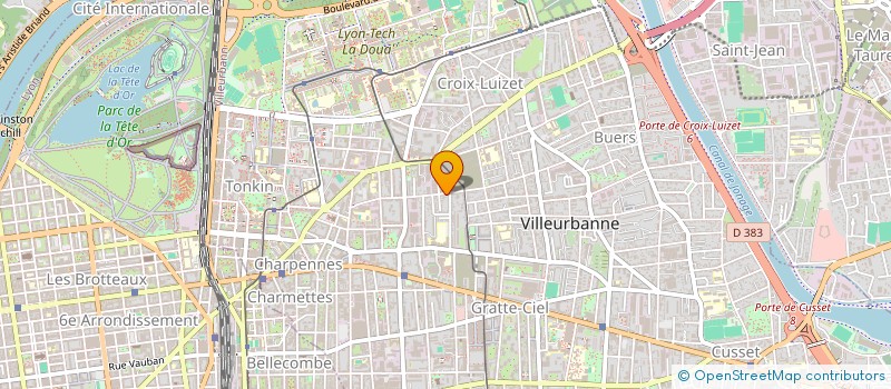 localisation de l'entreprise MEZ IMMO 2  VILLEURBANNE