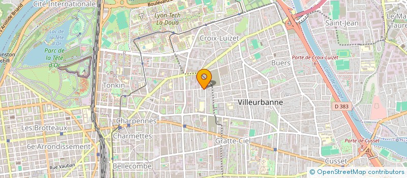 localisation de l'entreprise MEZ IMMO  VILLEURBANNE