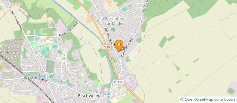 localisation de l'entreprise MEZA  OBERHOFFEN-SUR-MODER