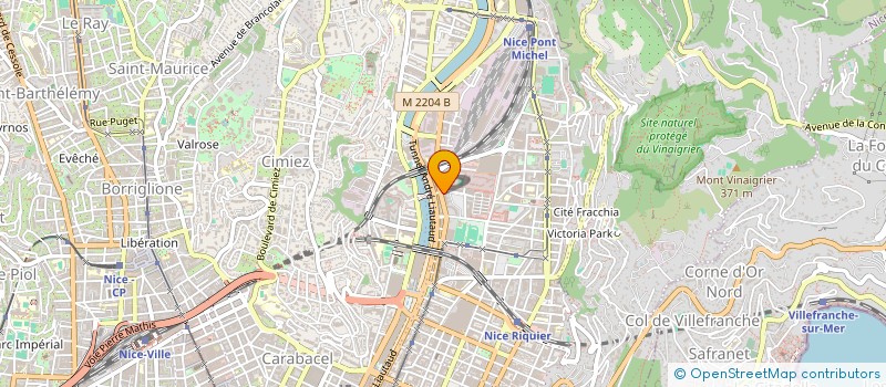 localisation de l'entreprise MEZA PERE ET FILS à NICE