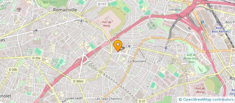 localisation de l'entreprise MEZAMI à ROMAINVILLE