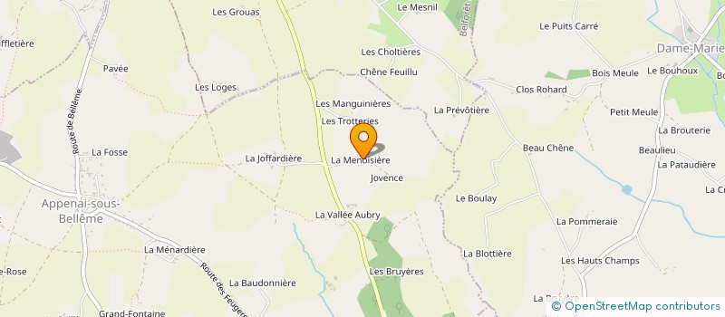 localisation de l'entreprise MEZANGER BRUNO à APPENAI-SOUS-BELLEME