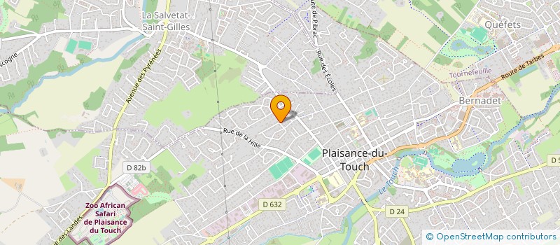 localisation de l'entreprise MEZCL'ART  PLAISANCE-DU-TOUCH