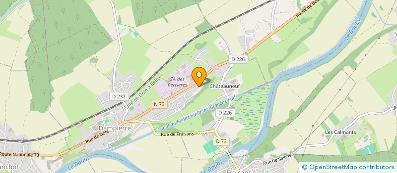 localisation de l'entreprise MEZCLA MAYOR à DAMPIERRE