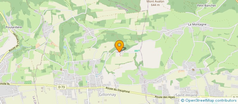 localisation de l'entreprise MEZCLAR'T GRENOBLE  GILLONNAY