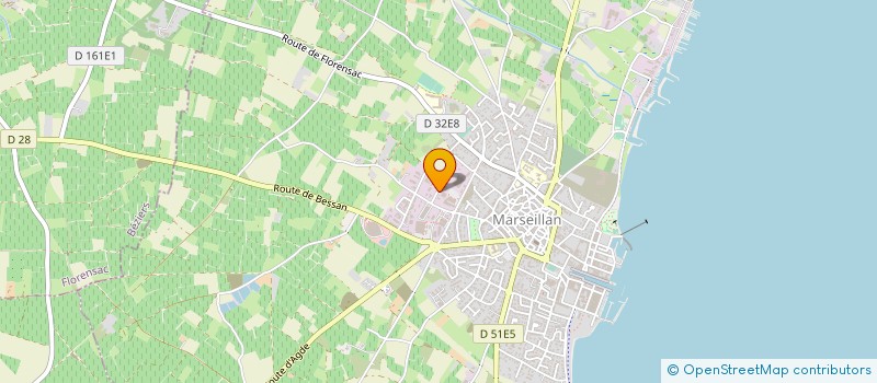 localisation de l'entreprise MEZE MATERIAUX à MARSEILLAN
