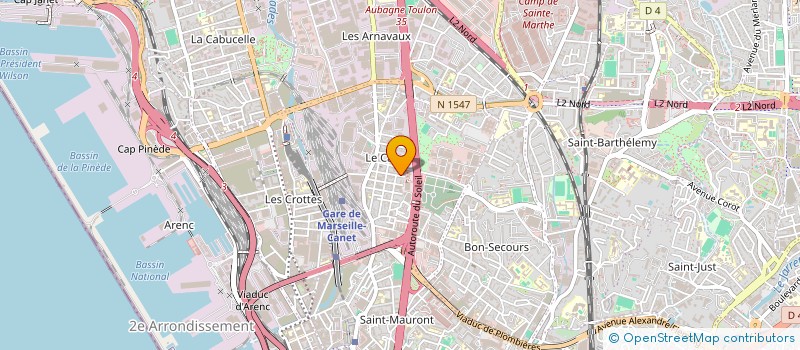 localisation de l'entreprise MEZEI BTP à MARSEILLE