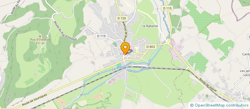 localisation de l'entreprise MEZELS PATRIMOINE ET MEMOIRE  VAYRAC