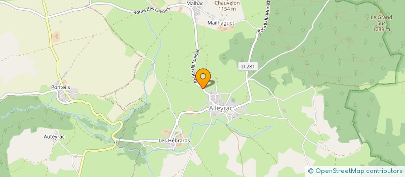 localisation de l'entreprise MEZENC KITE à LES ESTABLES
