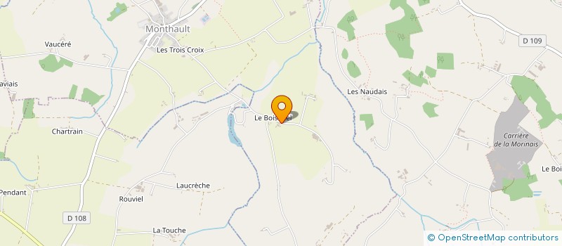 localisation de l'entreprise MEZERETTE  MONTHAULT