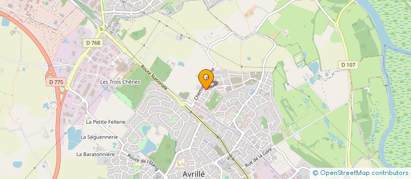 localisation de l'entreprise MEZI & PEAUCOU à AVRILLE