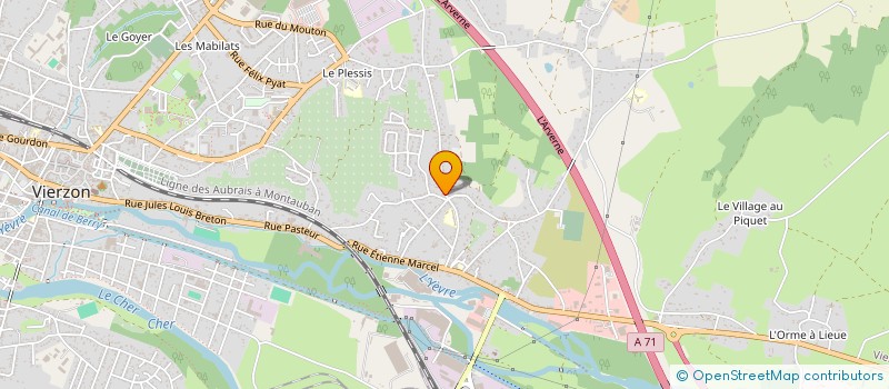 localisation de l'entreprise MEZIANI  VIERZON