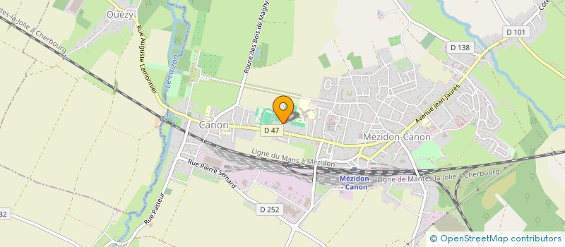 localisation de l'entreprise MEZIDON VALLEE D'AUGE HANDBALL  MEZIDON VALLEE D'AUGE