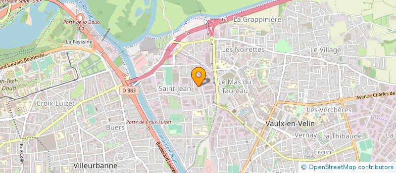 localisation de l'entreprise MEZIERE IDC à VILLEURBANNE