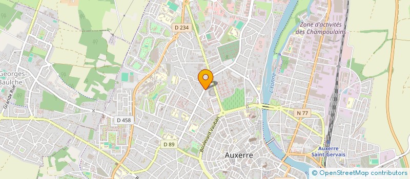localisation de l'entreprise MEZIERE MUGUET à AUXERRE