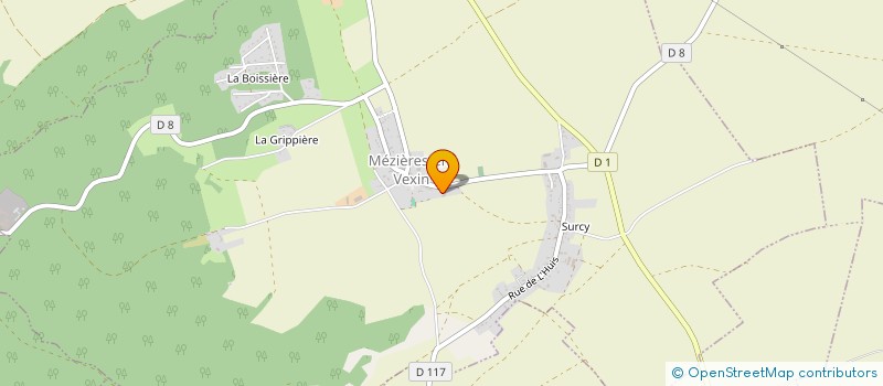 localisation de l'entreprise MEZIERES PAYSAGES  MEZIERES-EN-VEXIN