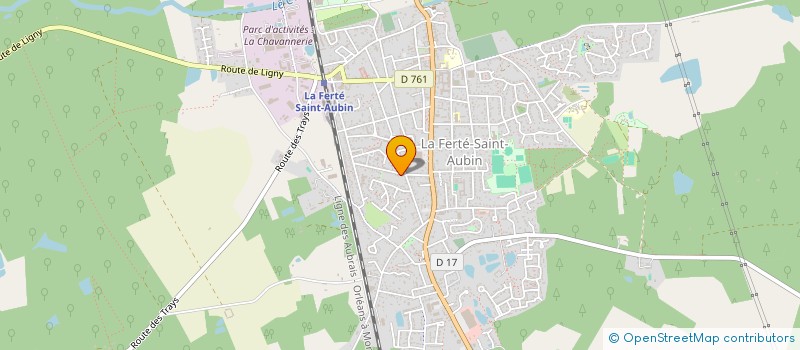 localisation de l'entreprise MEZO  LA FERTE-SAINT-AUBIN