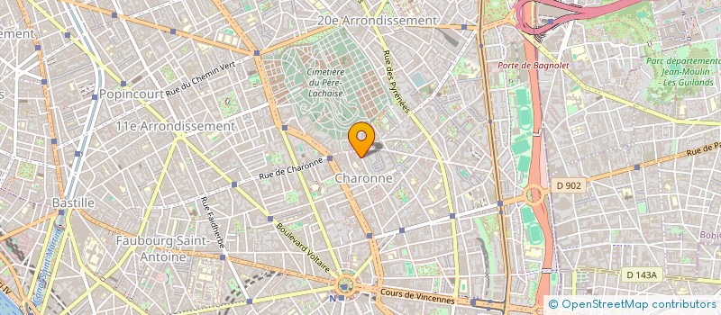 localisation de l'entreprise MEZOTAME INVEST à PARIS