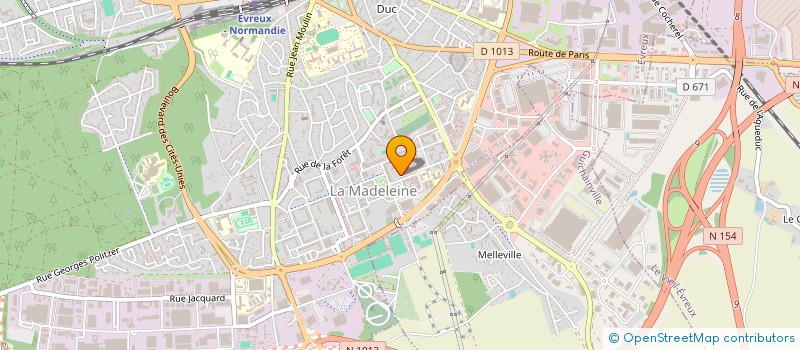 localisation de l'entreprise MEZRA CONSTRUCTION  EVREUX