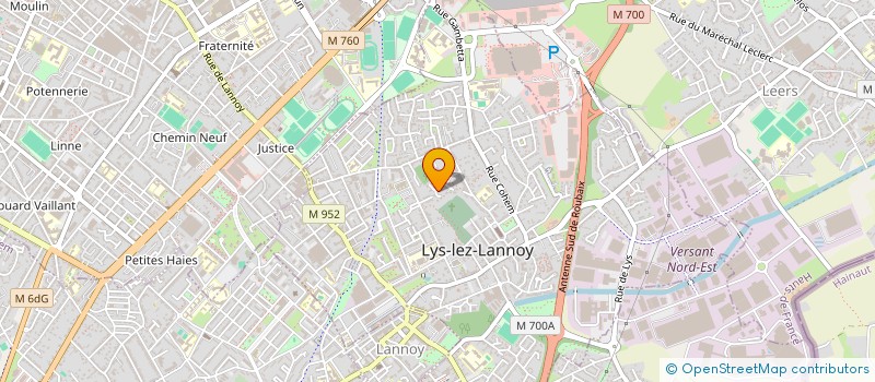 localisation de l'entreprise MEZRAM à LYS-LEZ-LANNOY