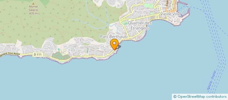 localisation de l'entreprise MEZU MARE à AJACCIO