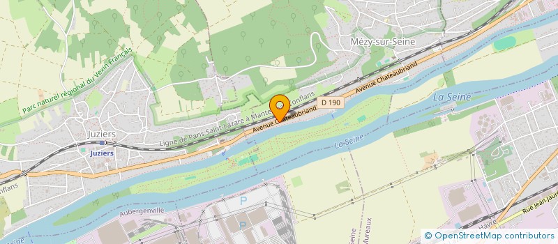 localisation de l'entreprise MEZY AUTO SERVICE  MEZY-SUR-SEINE