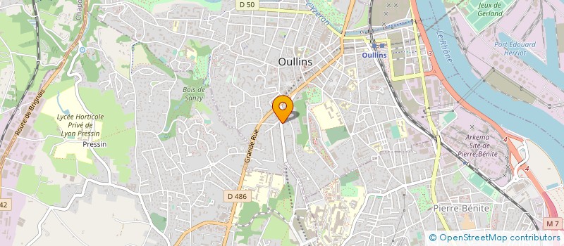 localisation de l'entreprise MEZZALP  OULLINS-PIERRE-BENITE