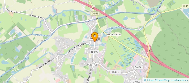 localisation de l'entreprise MEZZO  HASNON