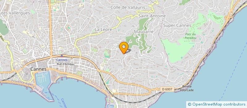 localisation de l'entreprise MEZZO GIORNO  CANNES