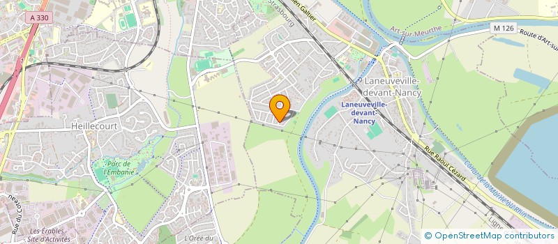 localisation de l'entreprise MF  LANEUVEVILLE-DEVANT-NANCY
