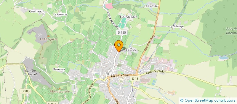 localisation de l'entreprise MF  BUXY