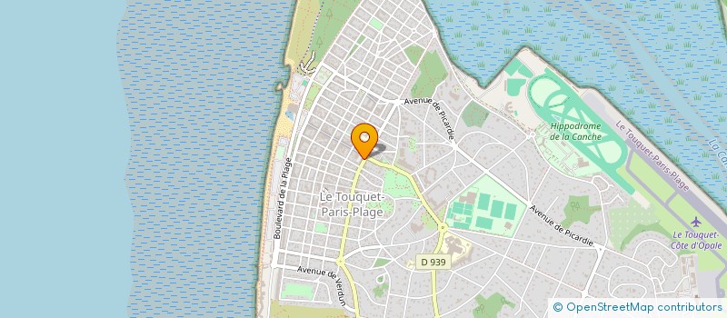 localisation de l'entreprise MF à LE TOUQUET-PARIS-PLAGE