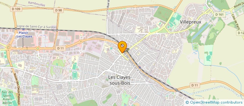 localisation de l'entreprise MF à LES CLAYES-SOUS-BOIS